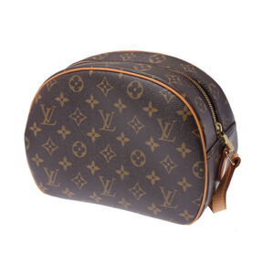 Louis Vuitton Blois Shoulder Monogram Bag Leather Brown